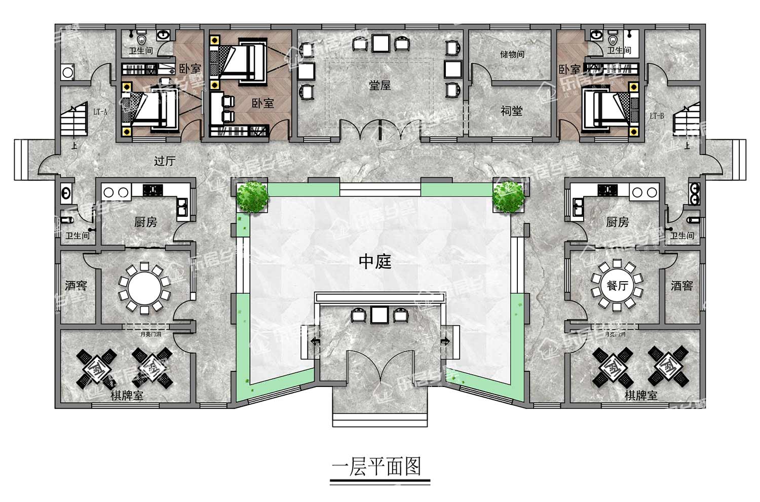 乡建设计魔方图纸效果图