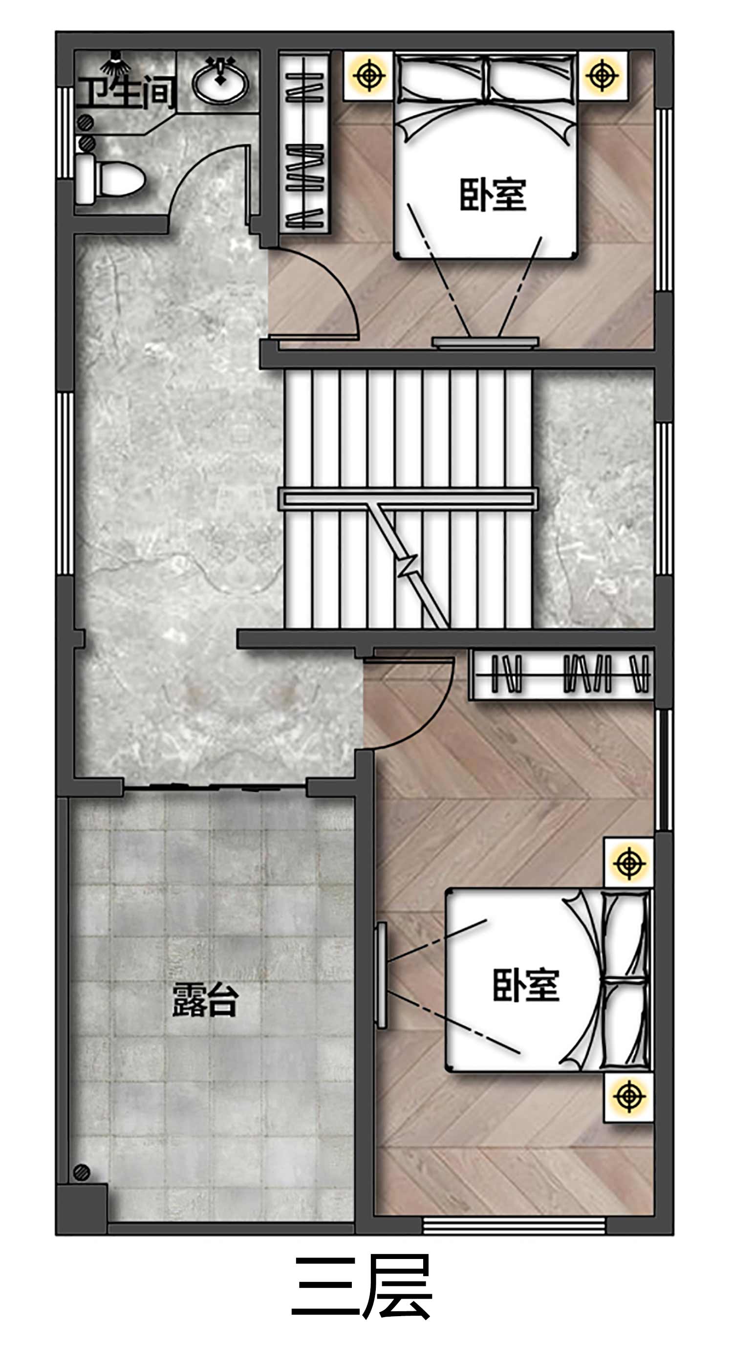 乡建设计魔方图纸效果图