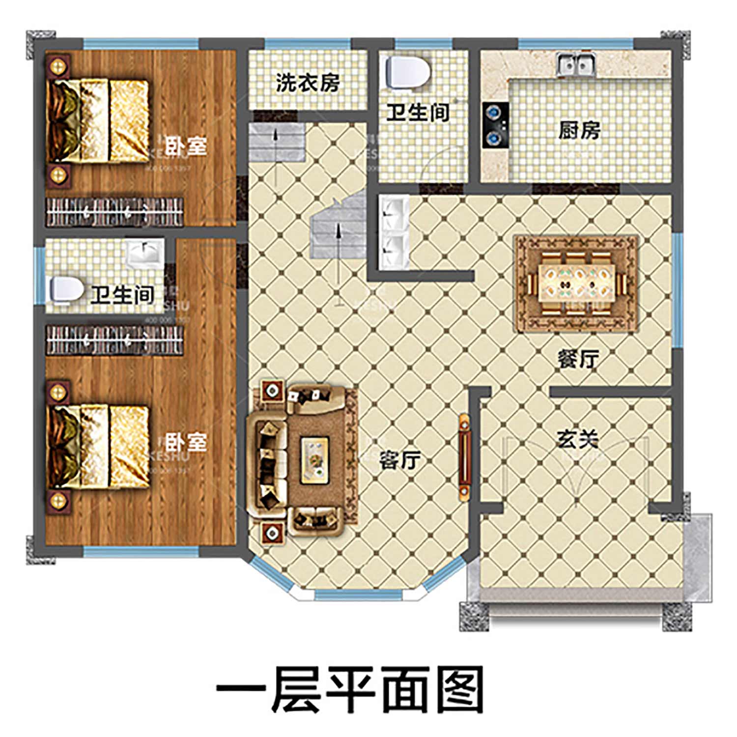 乡建设计魔方图纸效果图