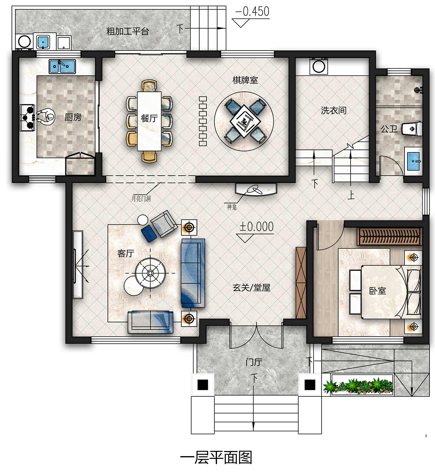 乡建设计魔方图纸效果图