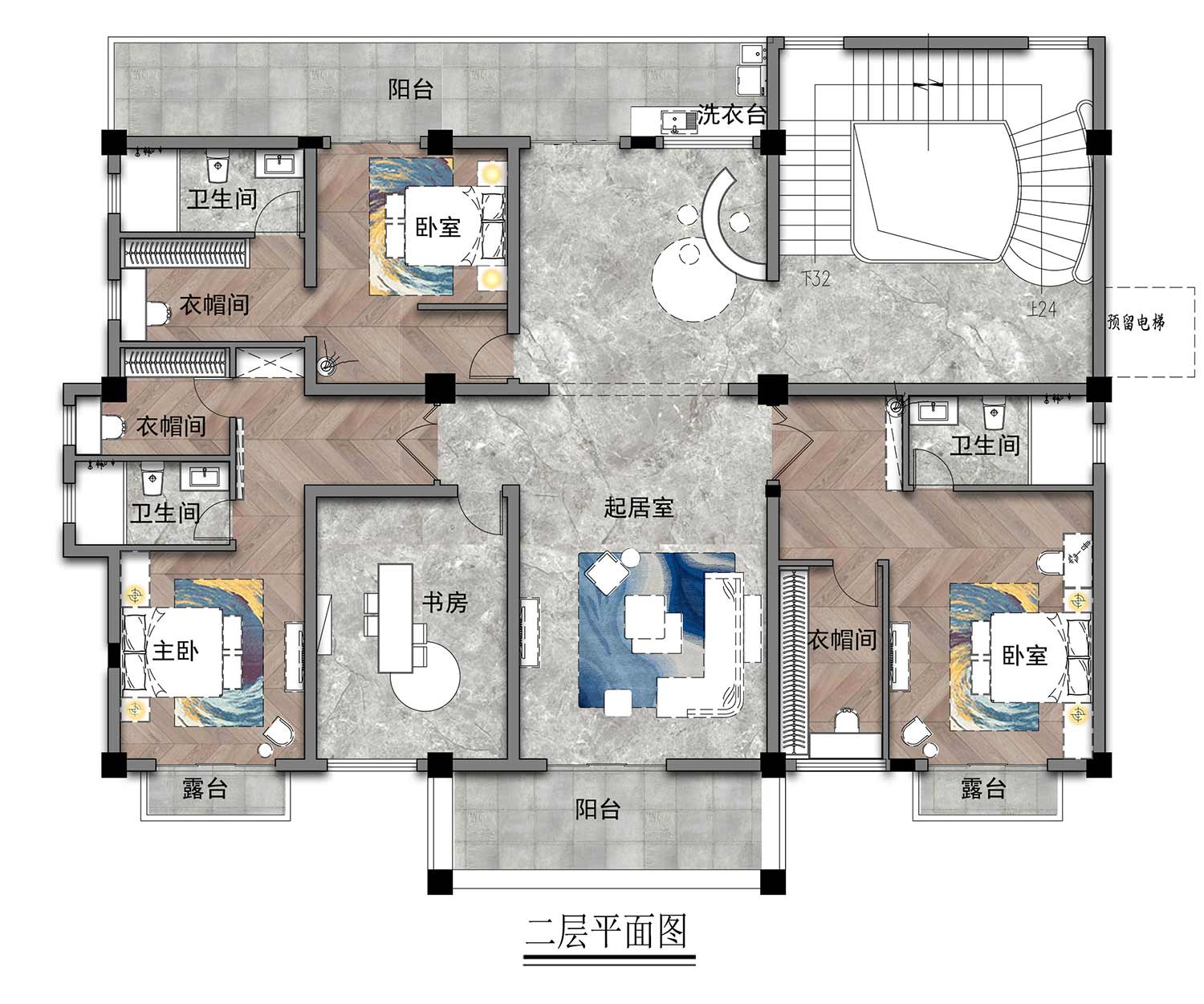 乡建设计魔方图纸效果图