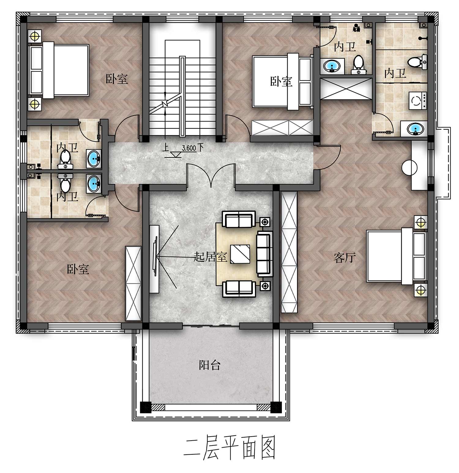 乡建设计魔方图纸效果图