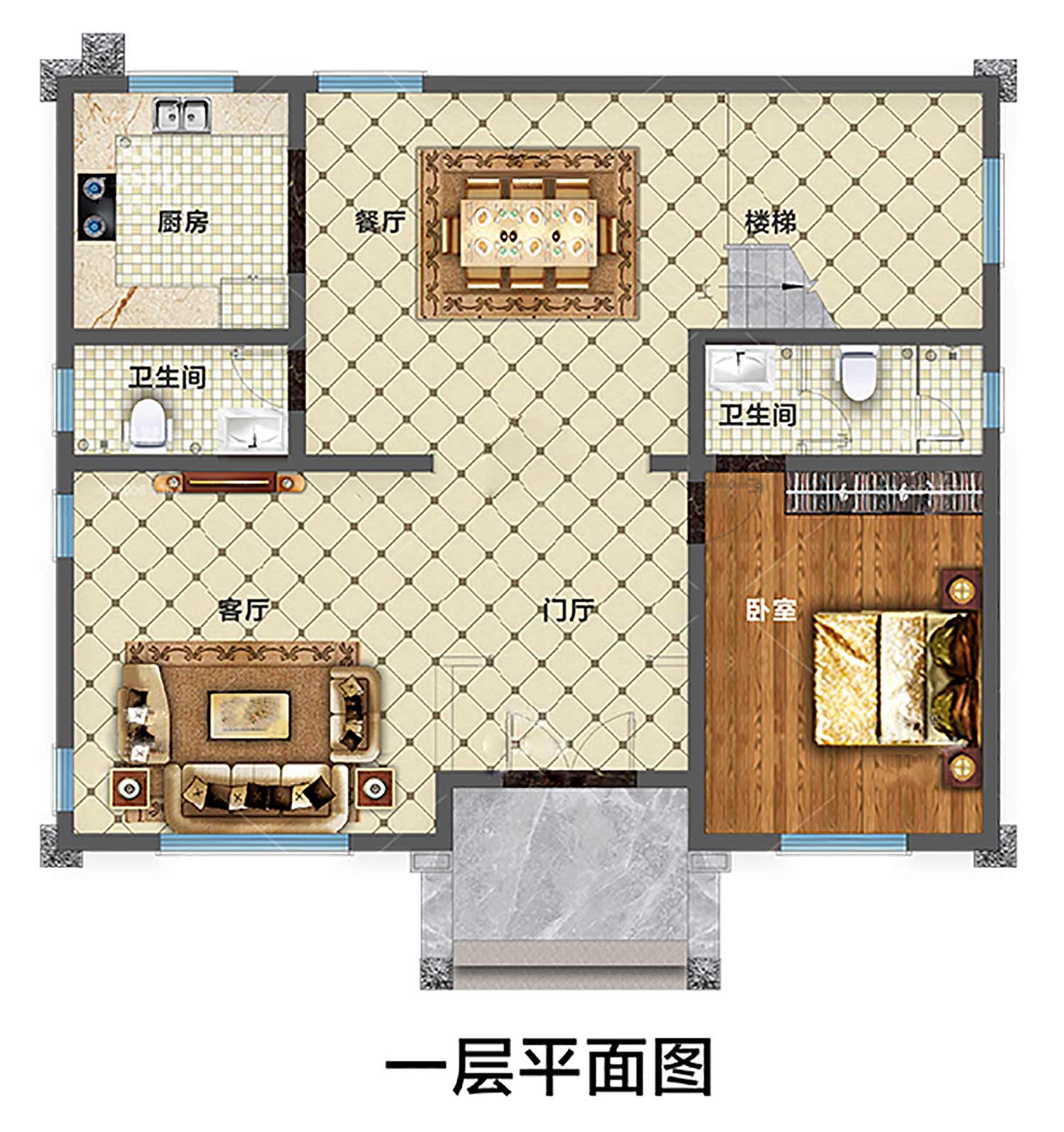 乡建设计魔方图纸效果图