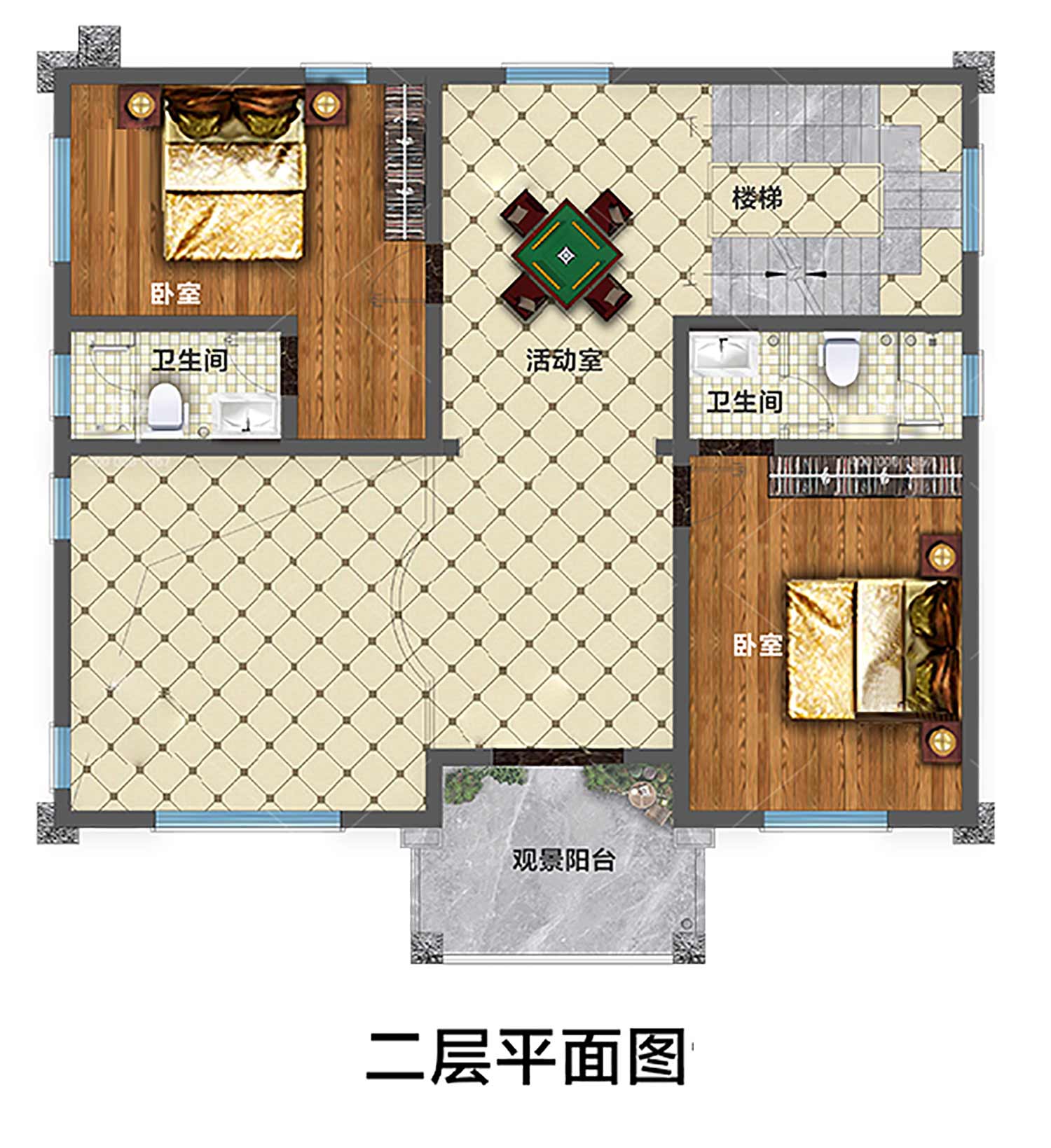 乡建设计魔方图纸效果图