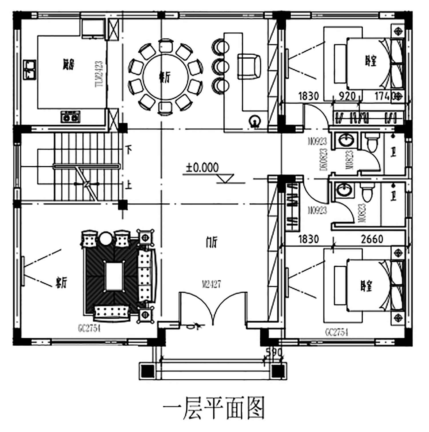 乡建设计魔方图纸效果图