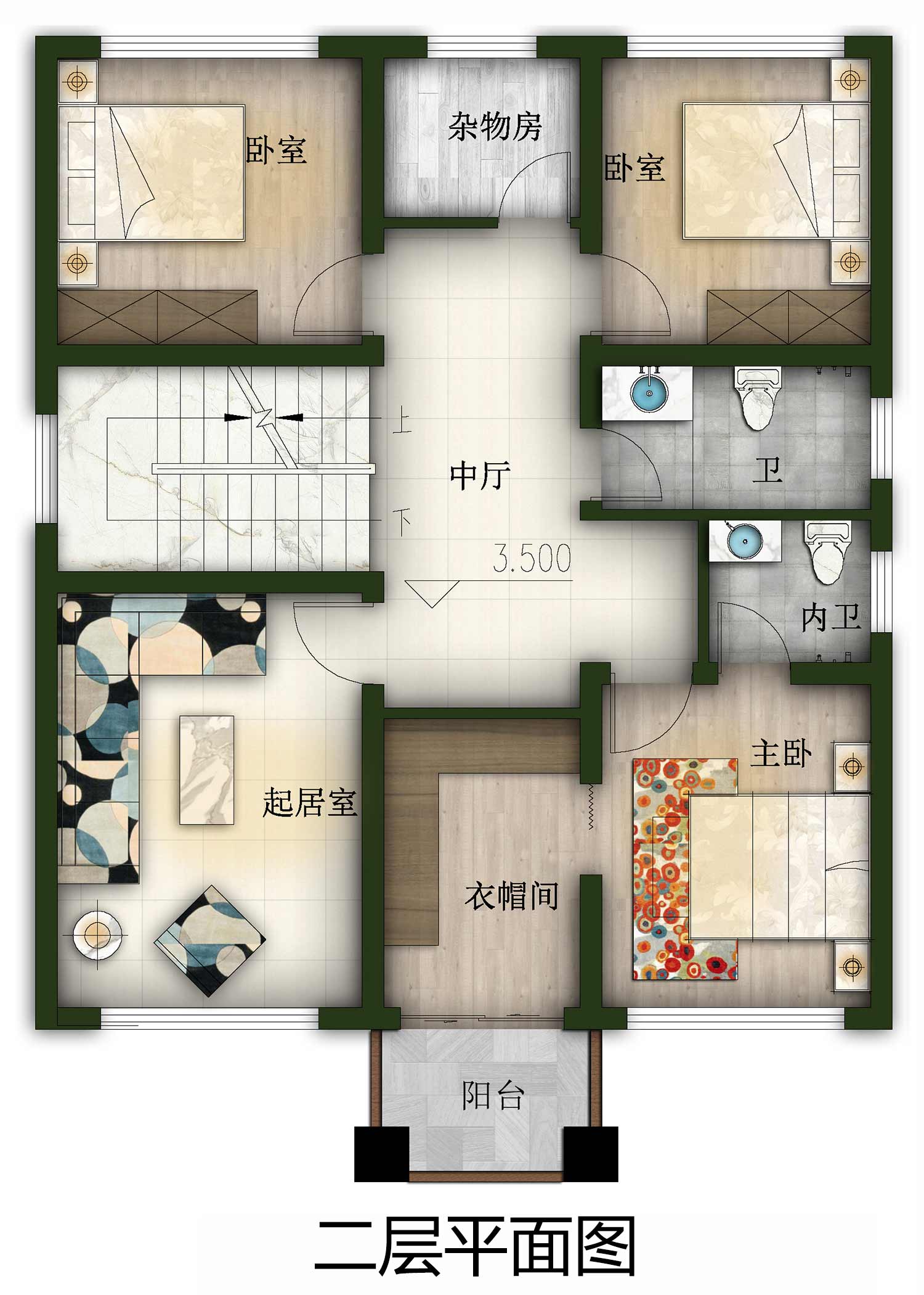 乡建设计魔方图纸效果图