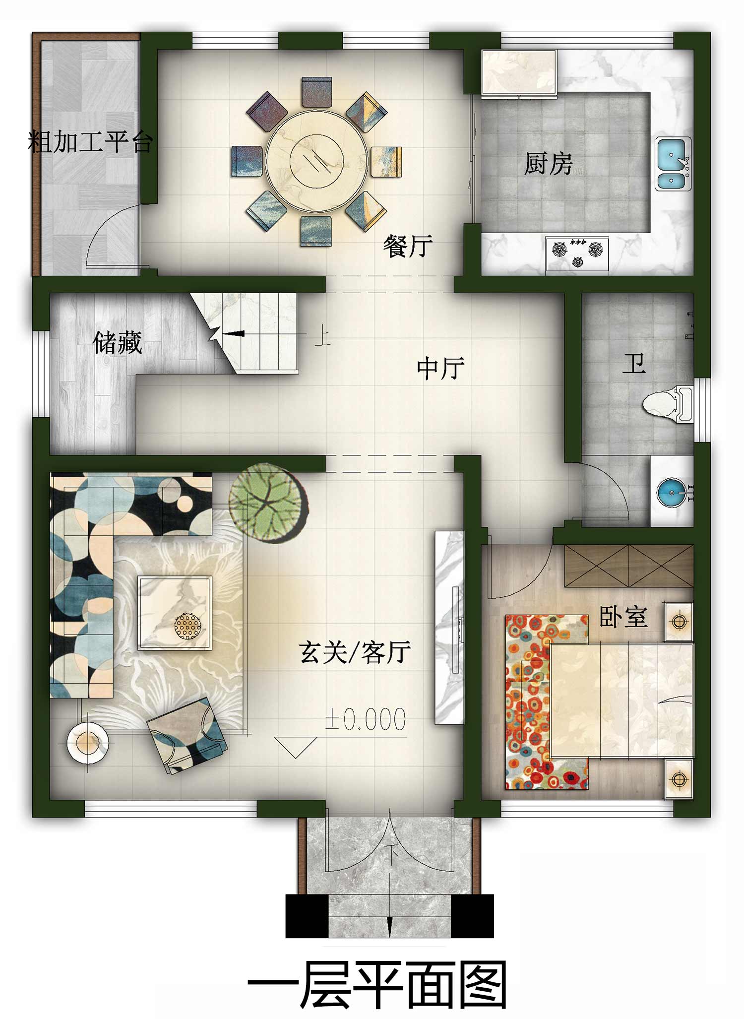 乡建设计魔方图纸效果图