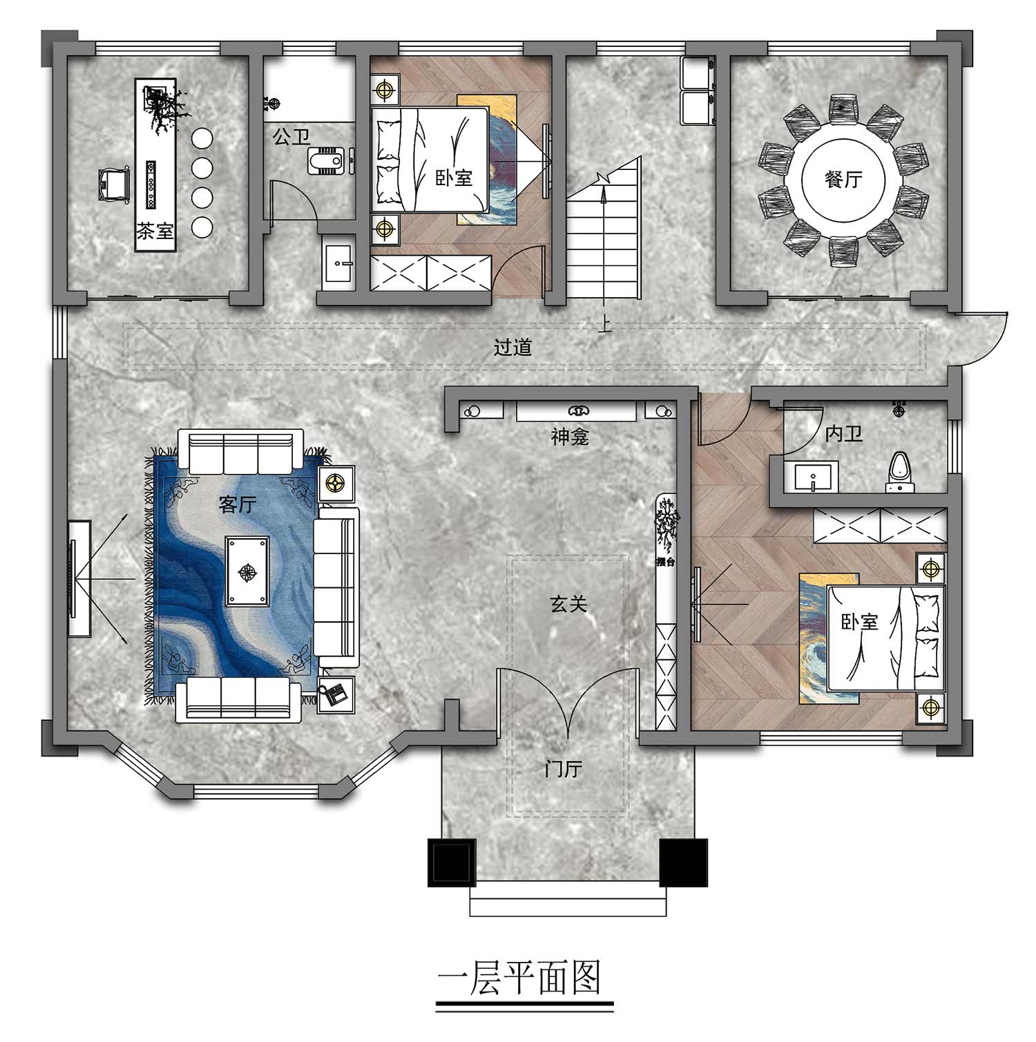乡建设计魔方图纸效果图