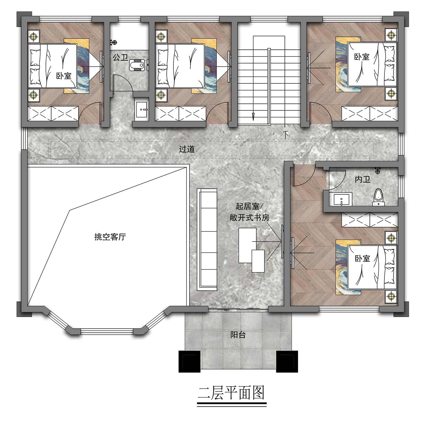 乡建设计魔方图纸效果图