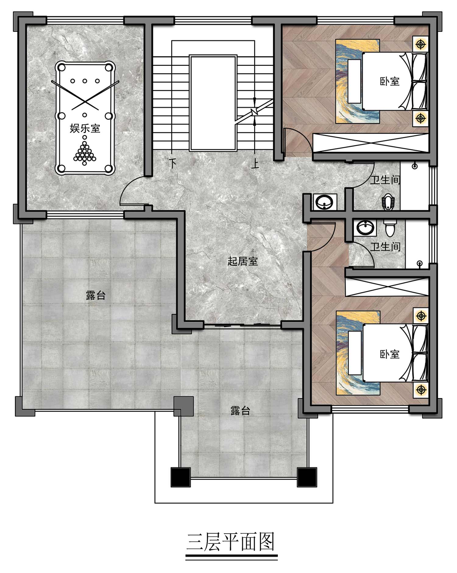 乡建设计魔方图纸效果图