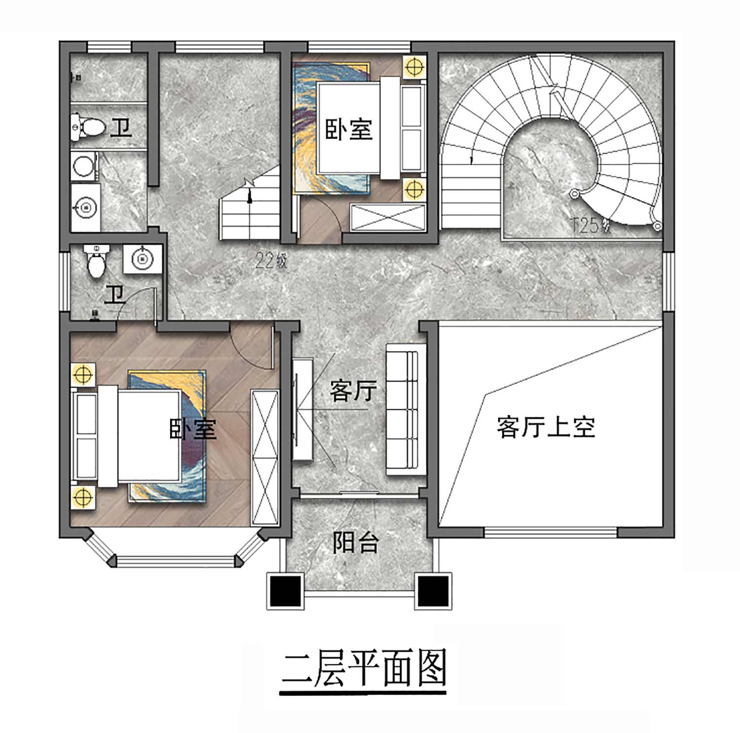 乡建设计魔方图纸效果图