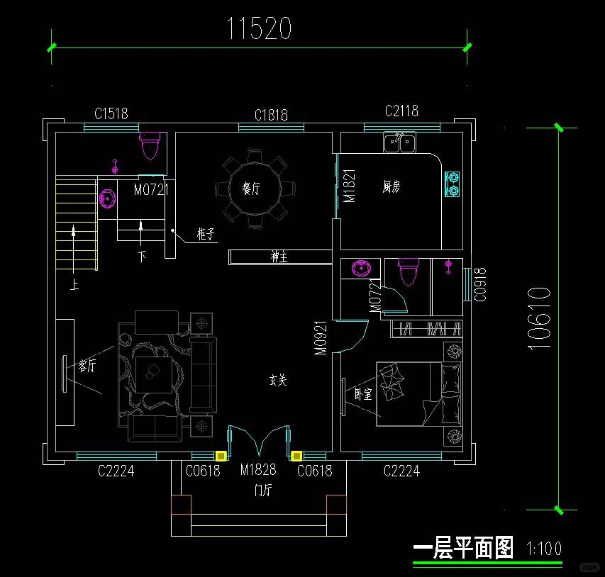 乡建设计魔方图纸效果图