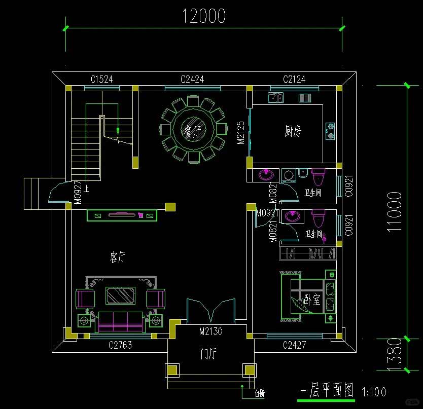 乡建设计魔方图纸效果图