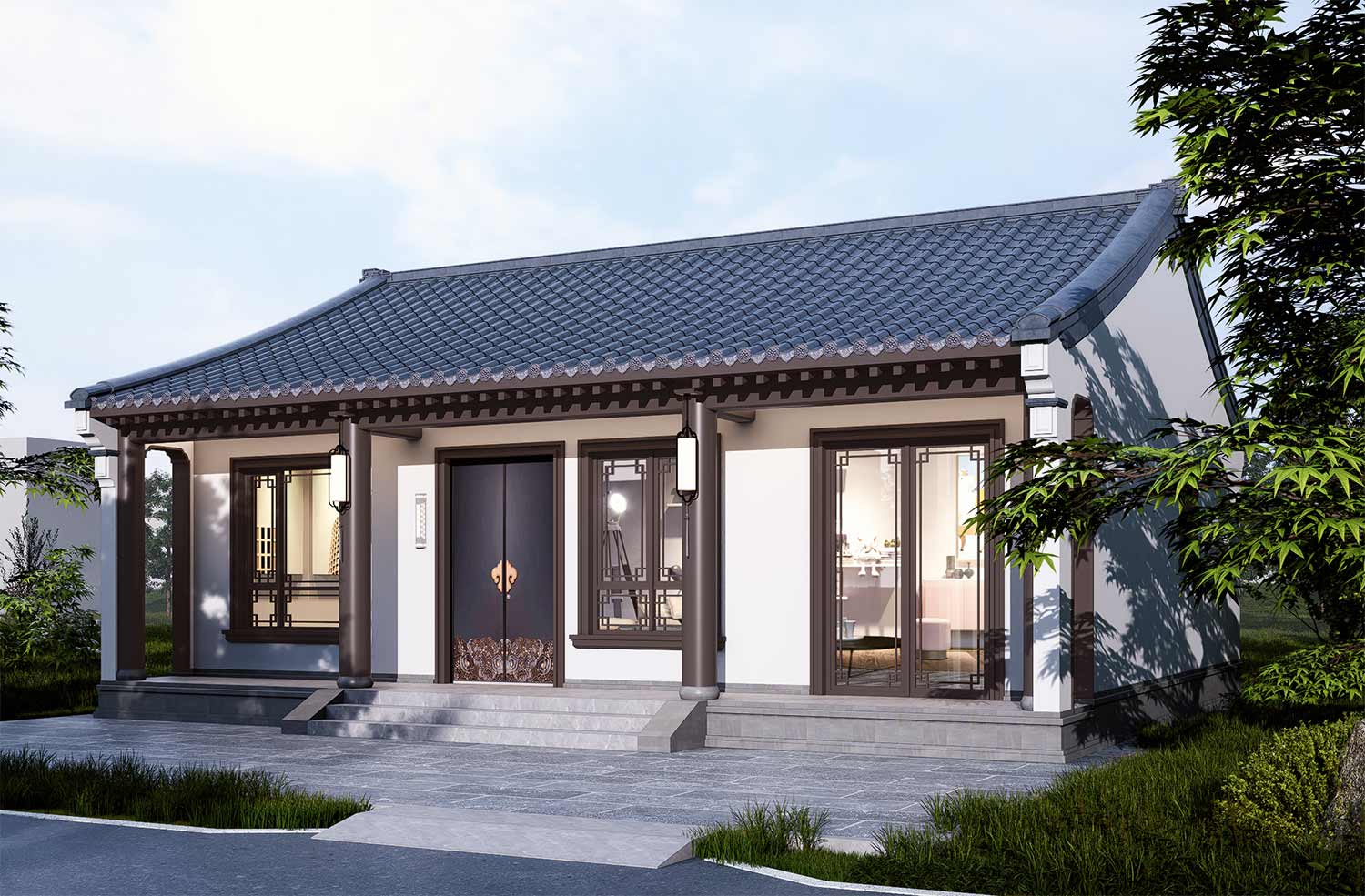 乡建设计魔方图纸效果图