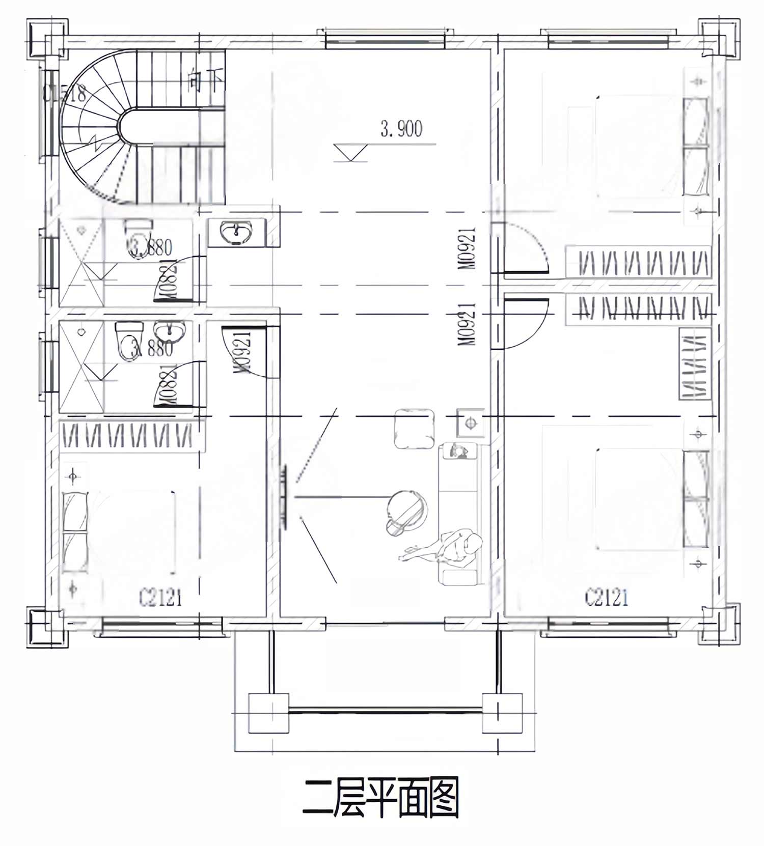 乡建设计魔方图纸效果图