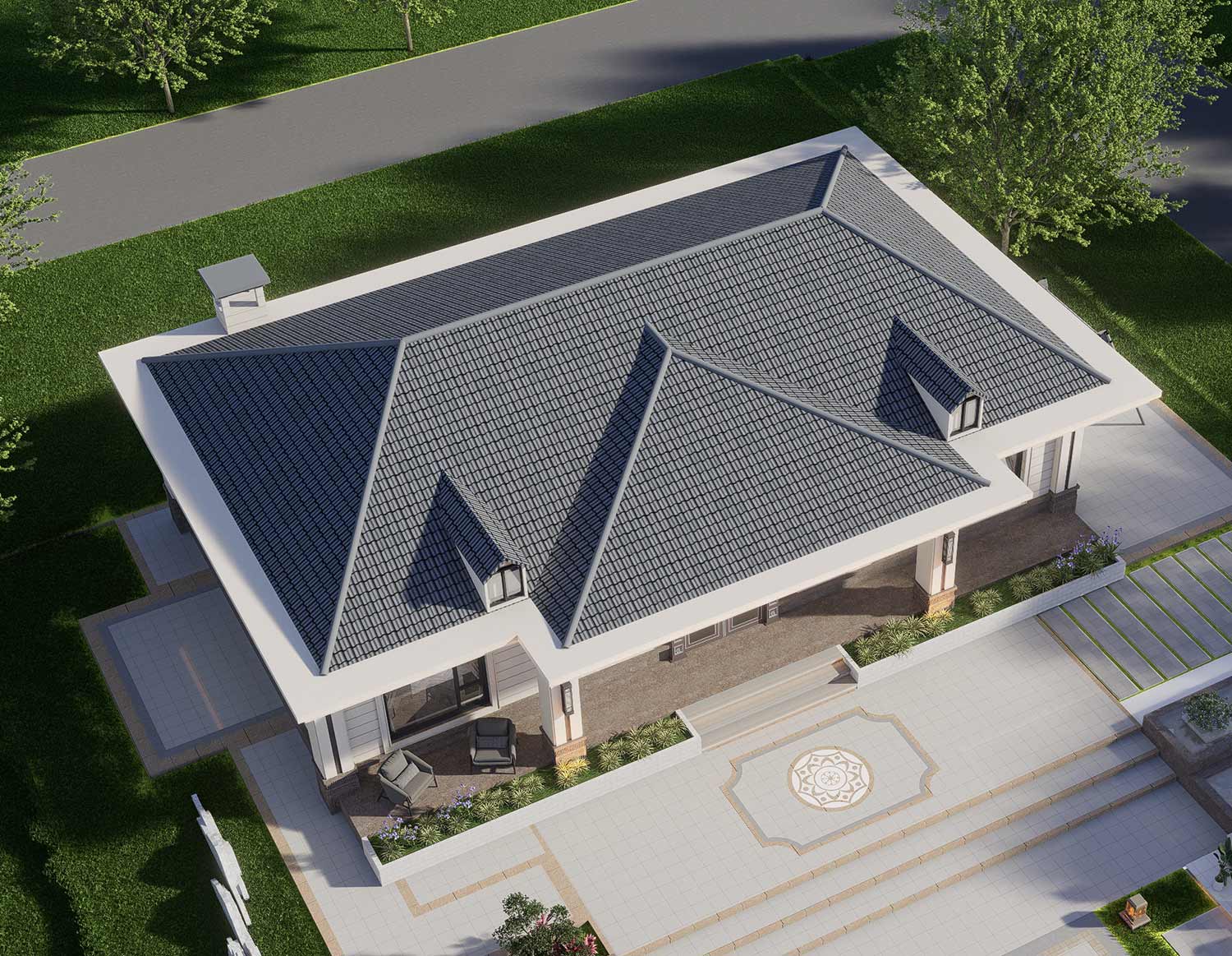 乡建设计魔方图纸效果图