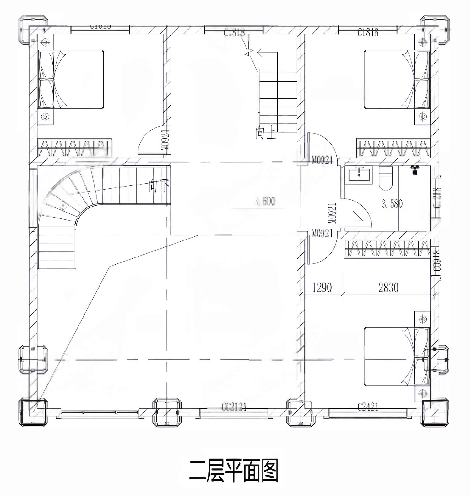 乡建设计魔方图纸效果图