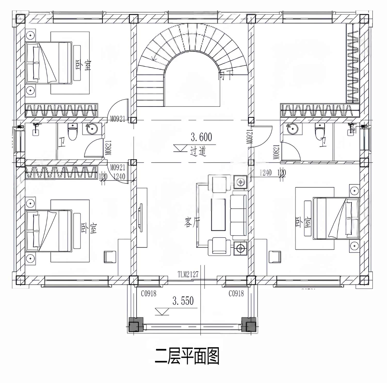 乡建设计魔方图纸效果图
