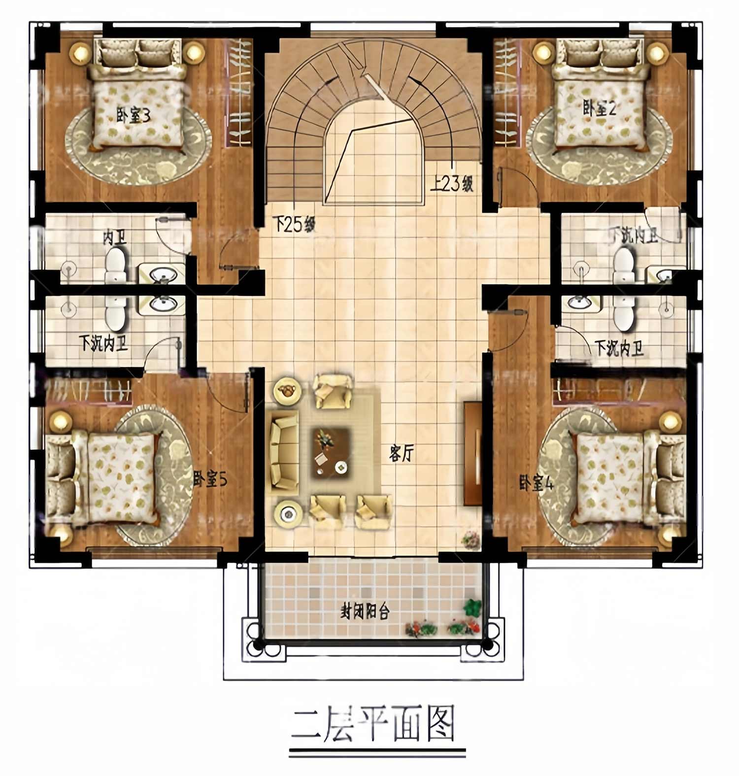 乡建设计魔方图纸效果图