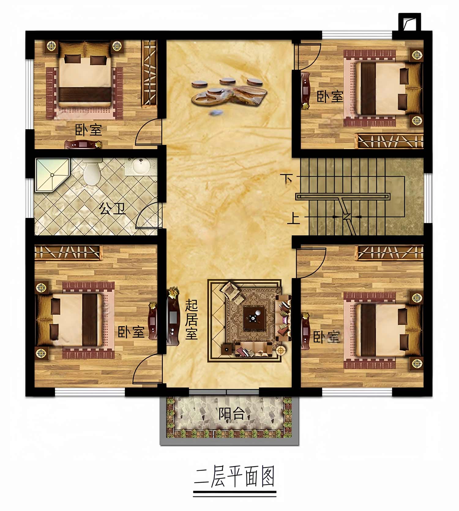 乡建设计魔方图纸效果图