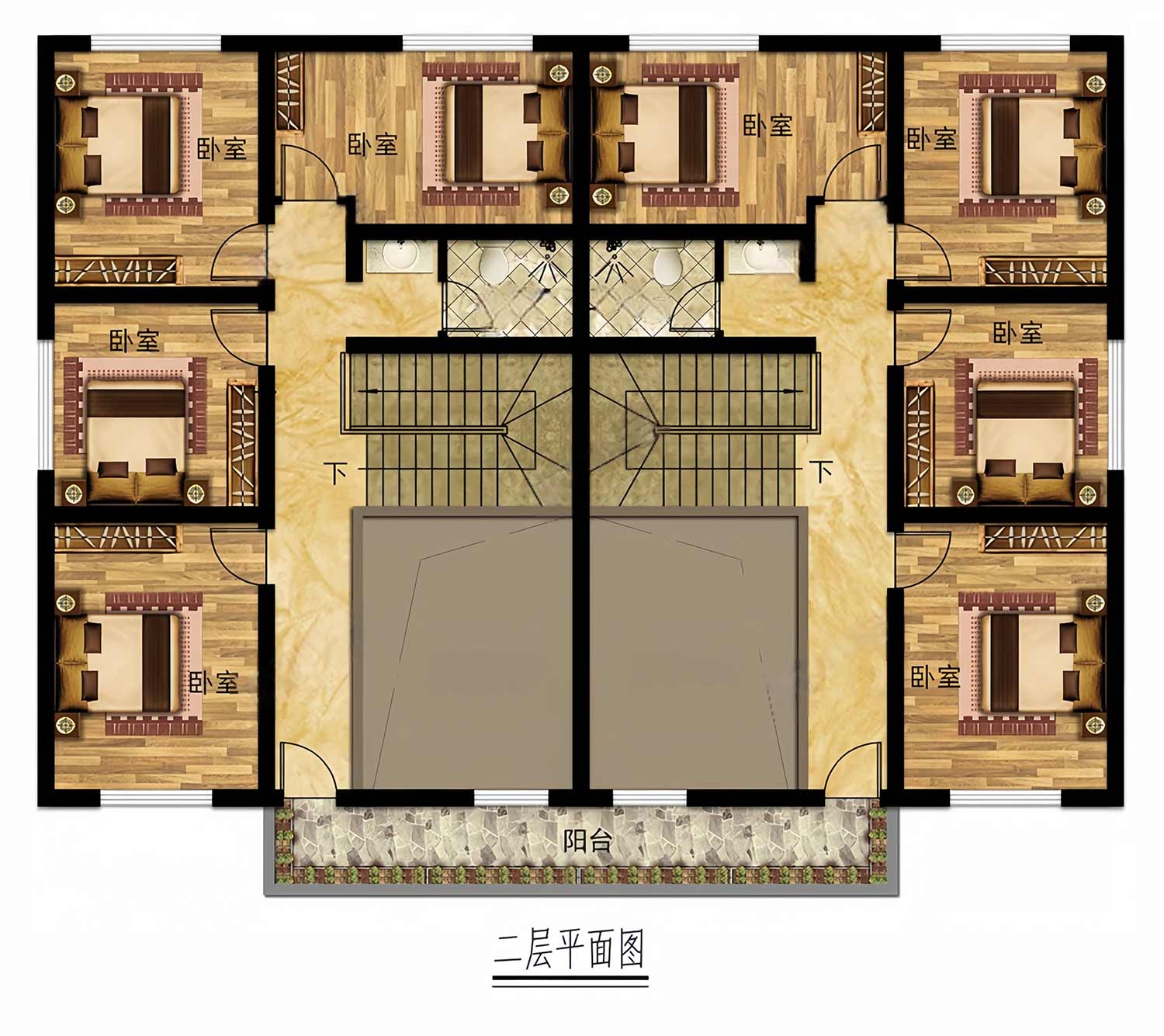乡建设计魔方图纸效果图
