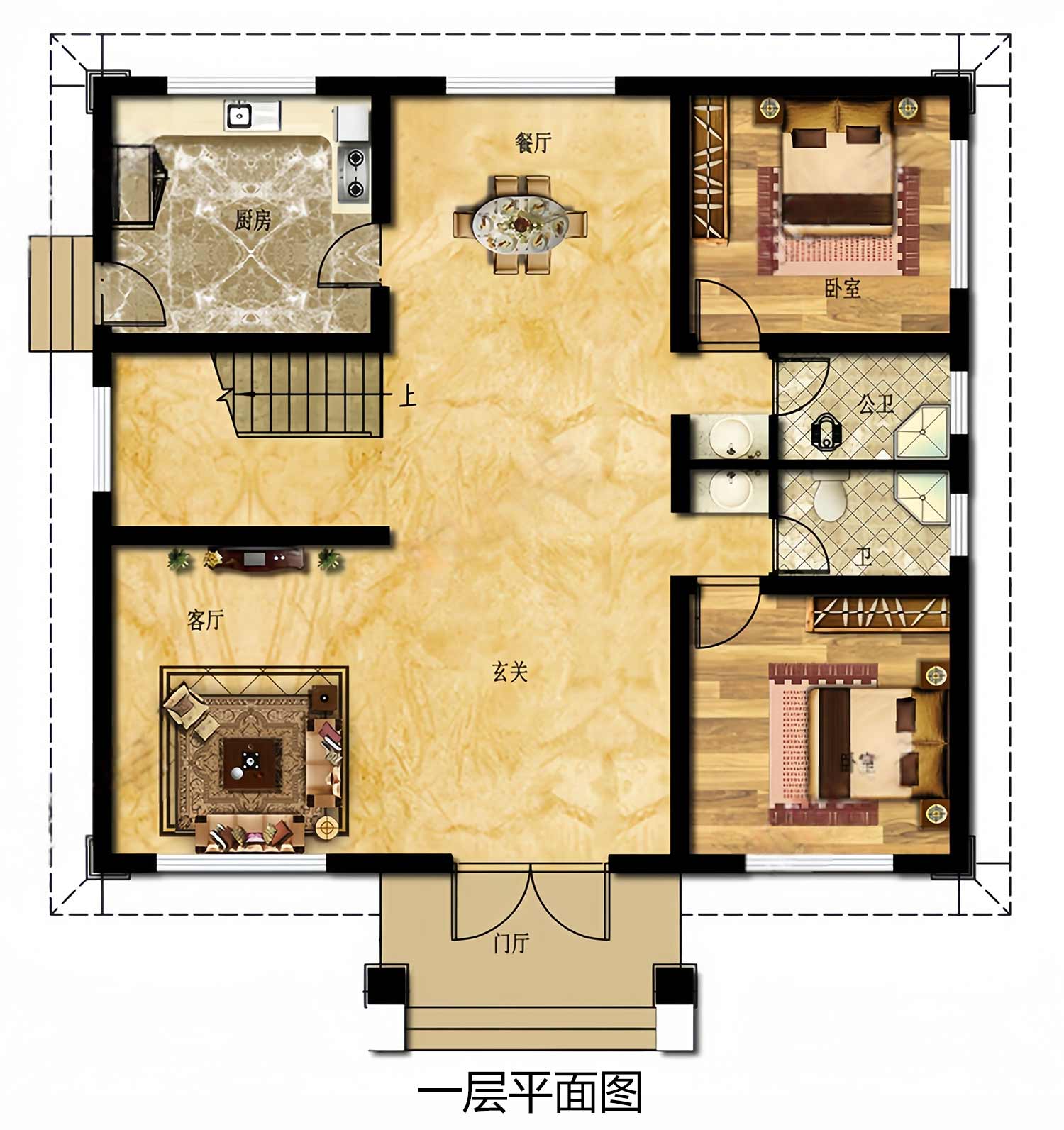 乡建设计魔方图纸效果图