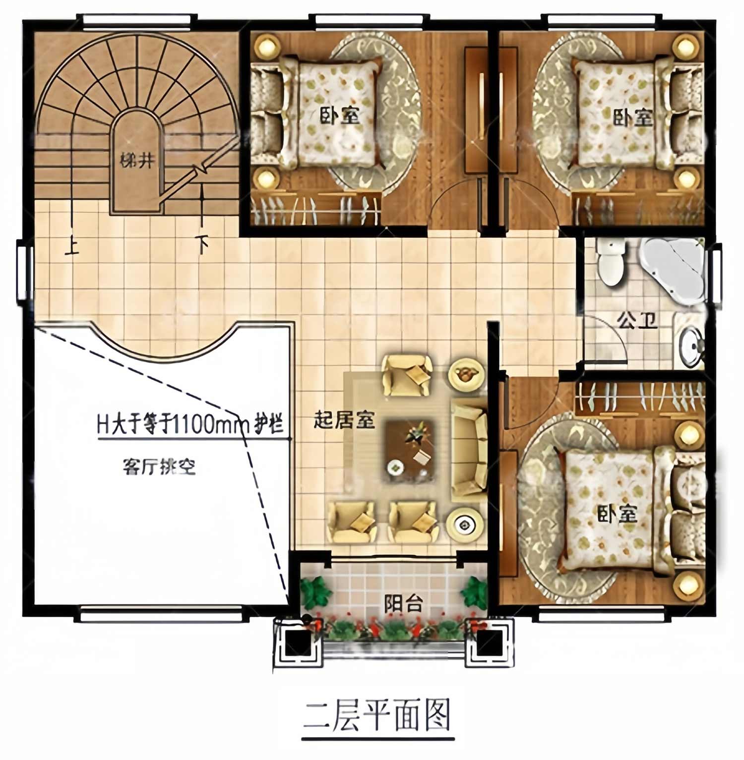 乡建设计魔方图纸效果图