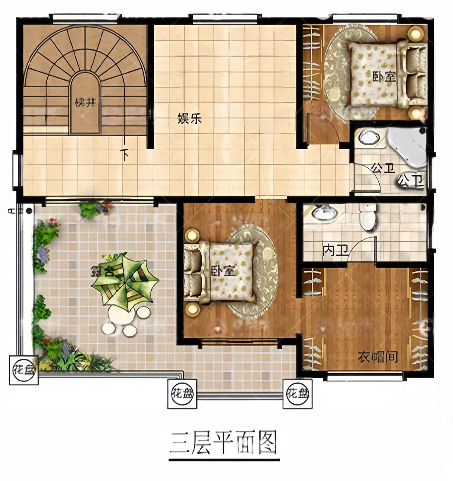 乡建设计魔方图纸效果图
