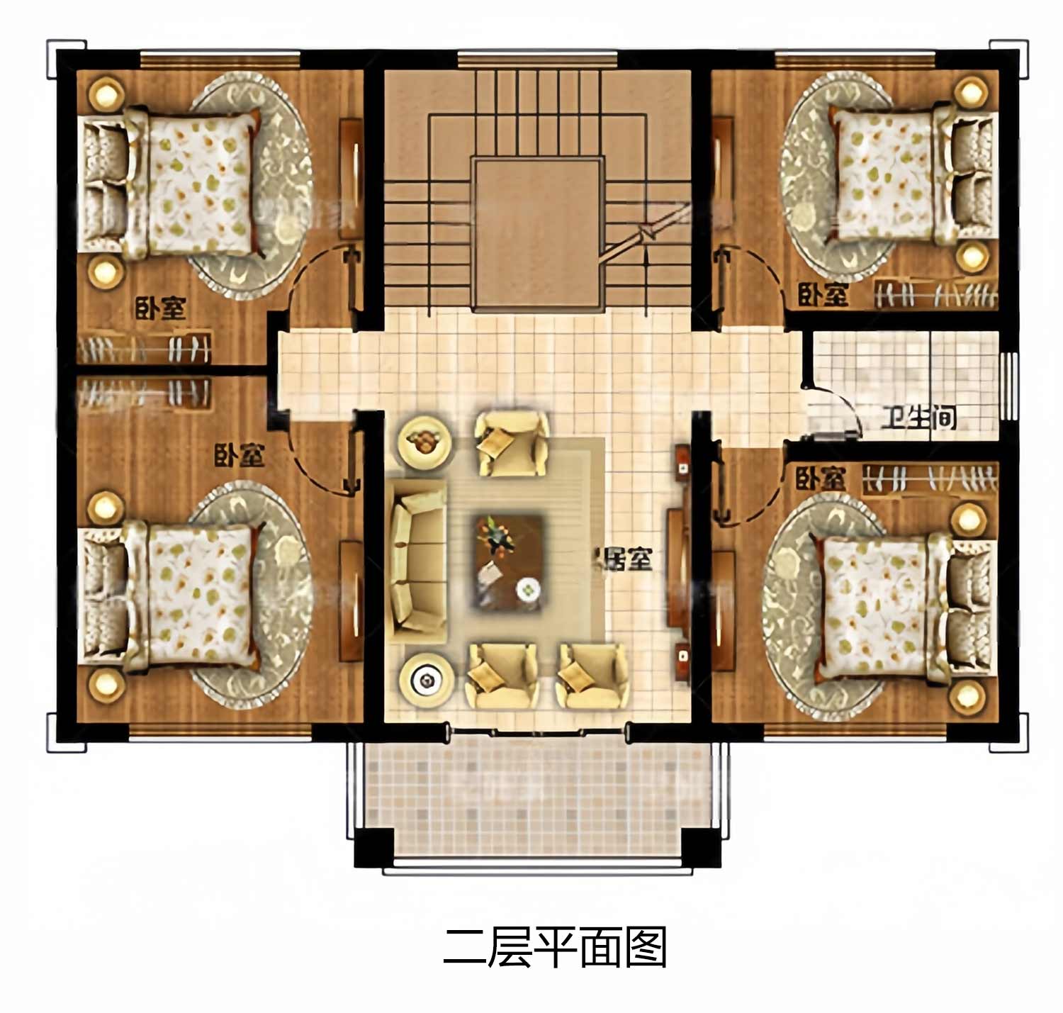 乡建设计魔方图纸效果图