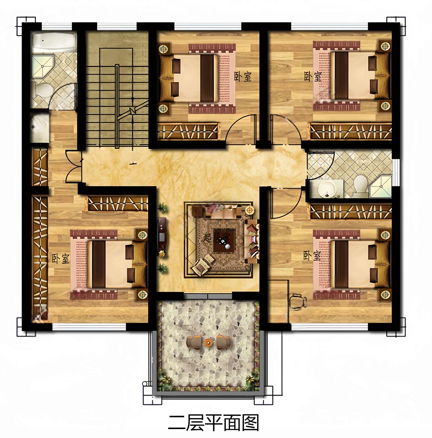 乡建设计魔方图纸效果图