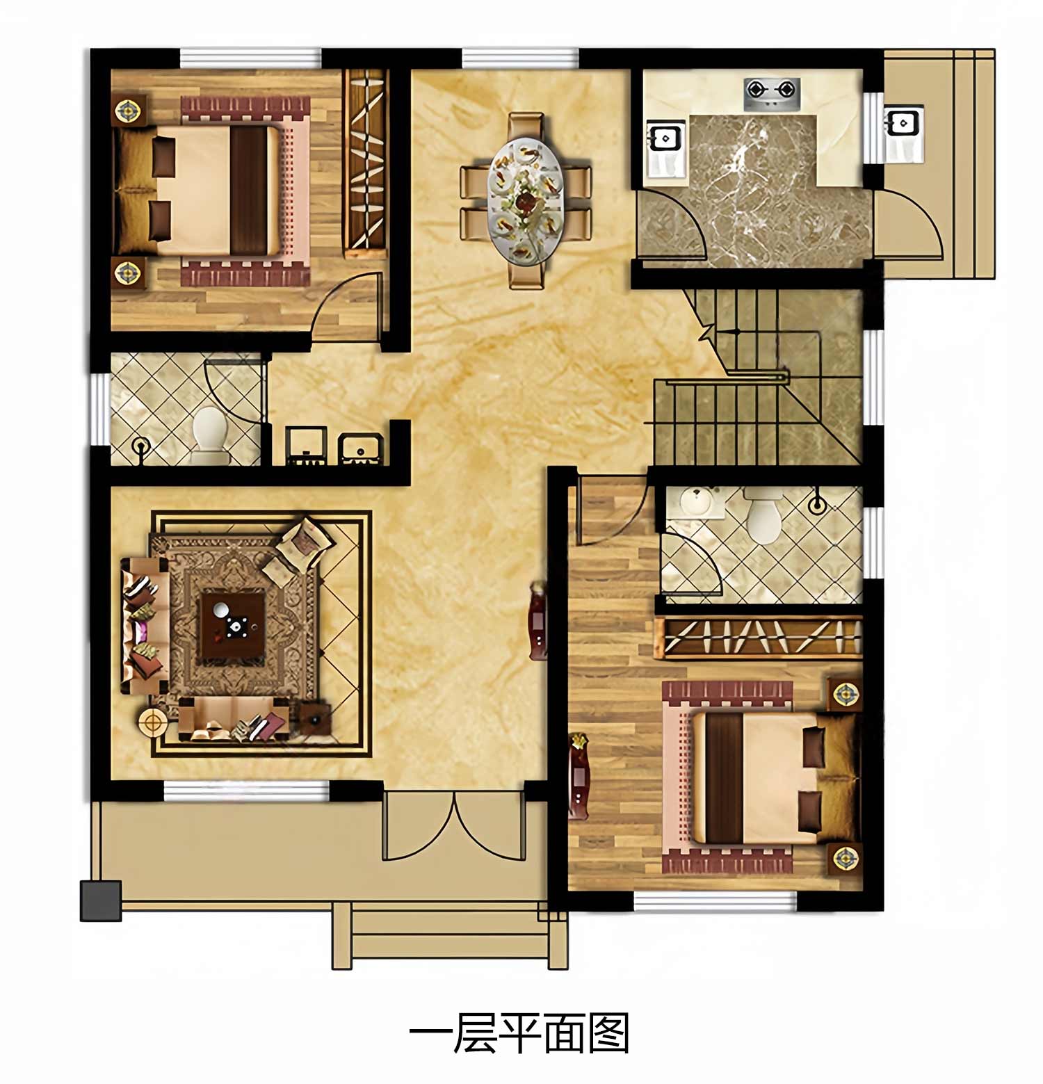 乡建设计魔方图纸效果图