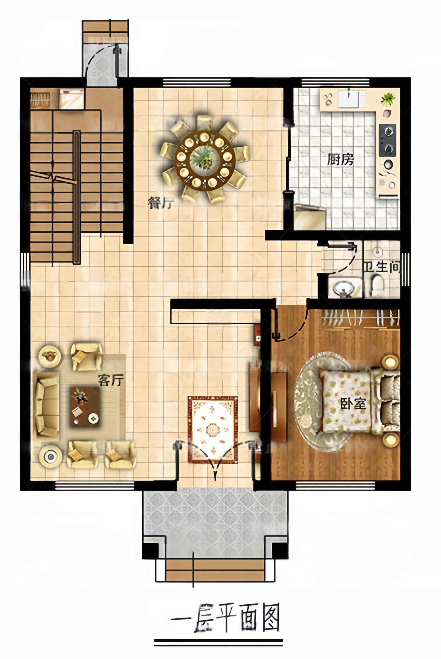 乡建设计魔方图纸效果图