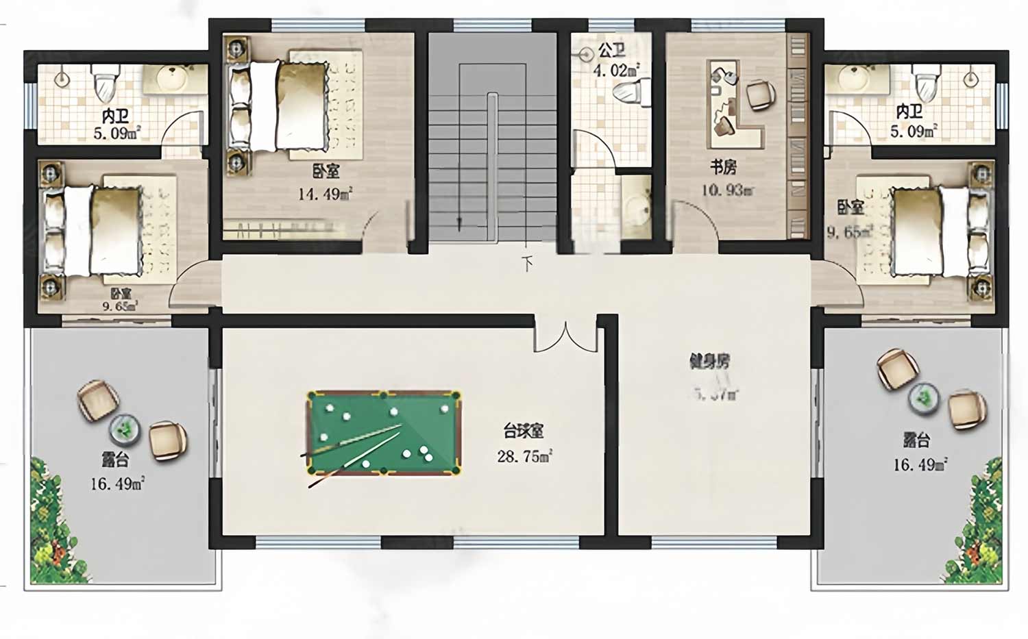 乡建设计魔方图纸效果图
