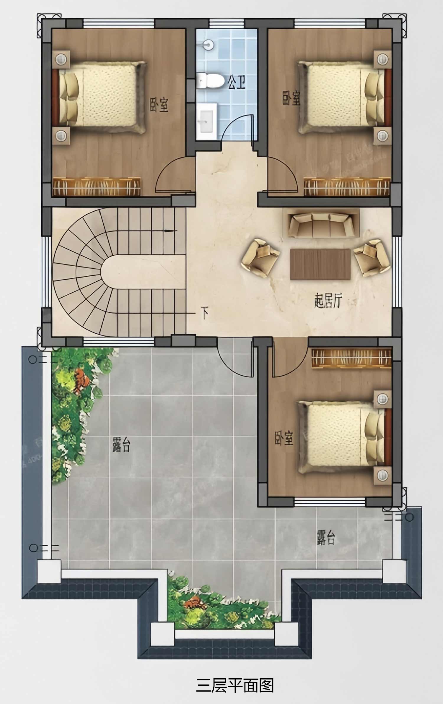 乡建设计魔方图纸效果图