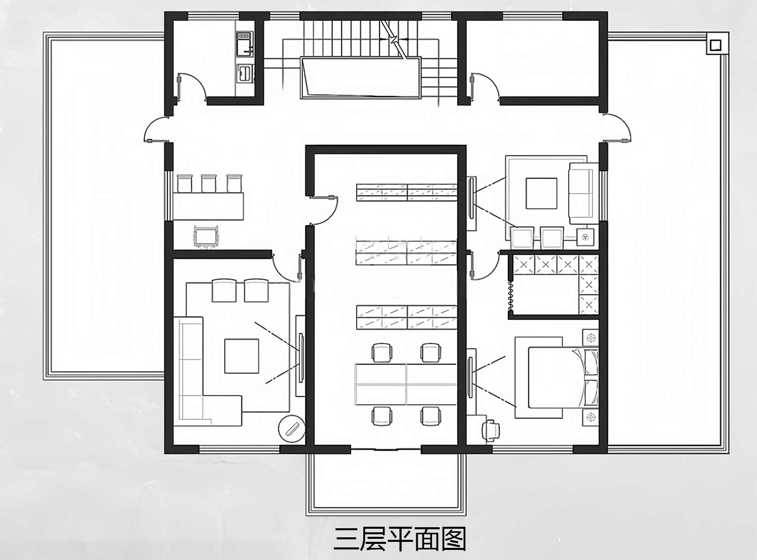 乡建设计魔方图纸效果图
