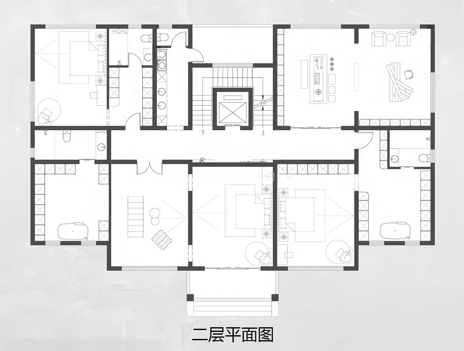 乡建设计魔方图纸效果图