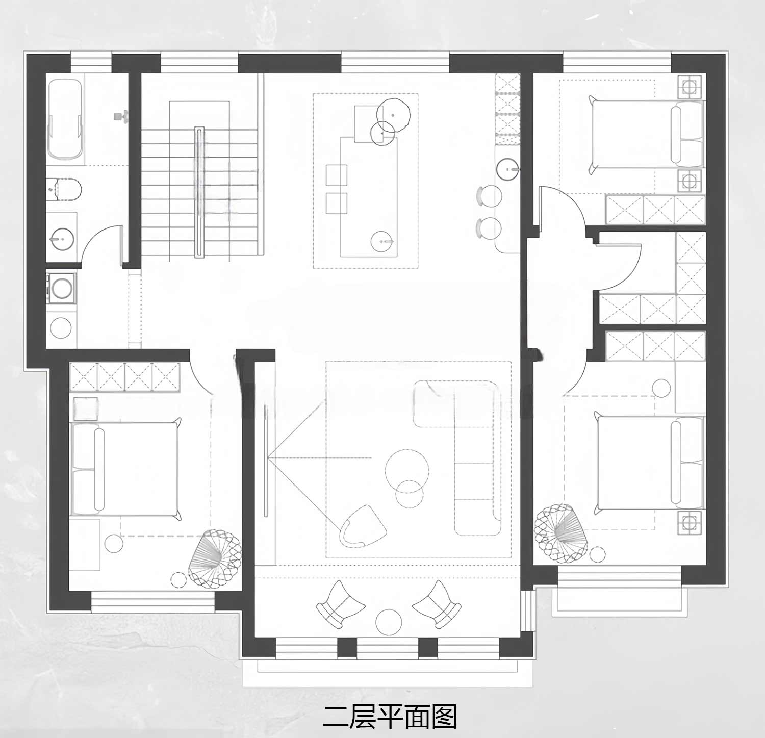 乡建设计魔方图纸效果图