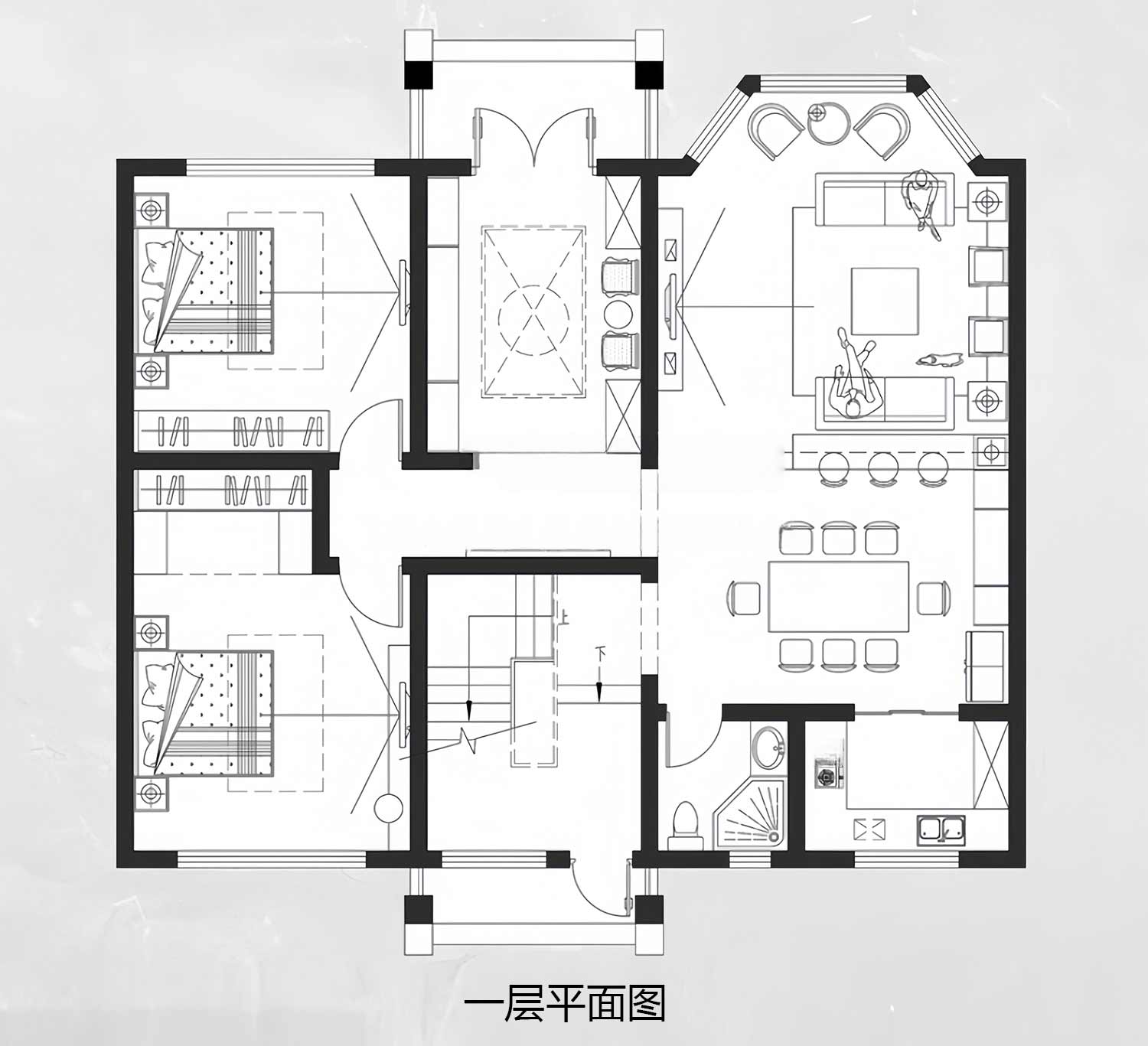 乡建设计魔方图纸效果图