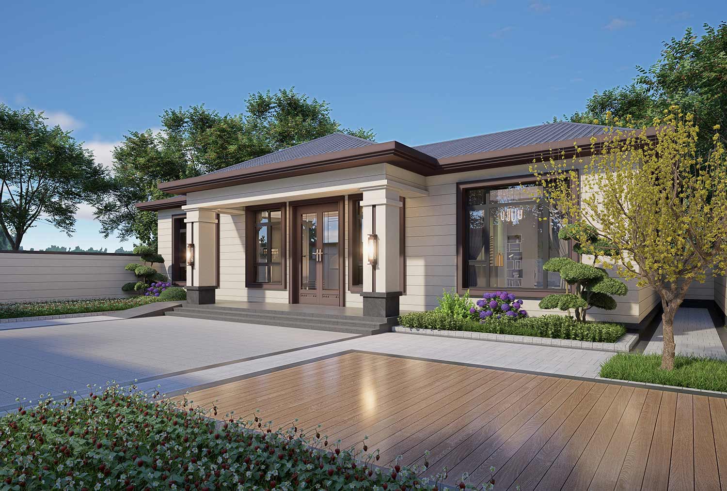 乡建设计魔方图纸效果图