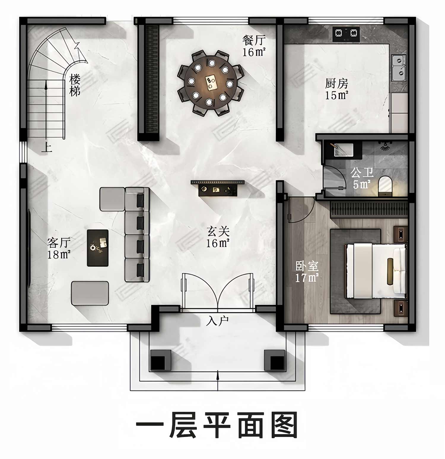乡建设计魔方图纸效果图