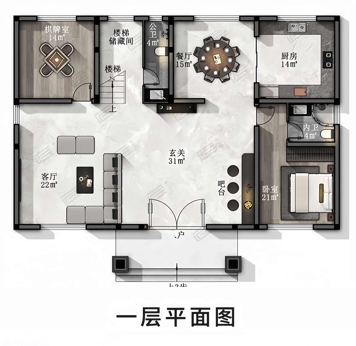 乡建设计魔方图纸效果图