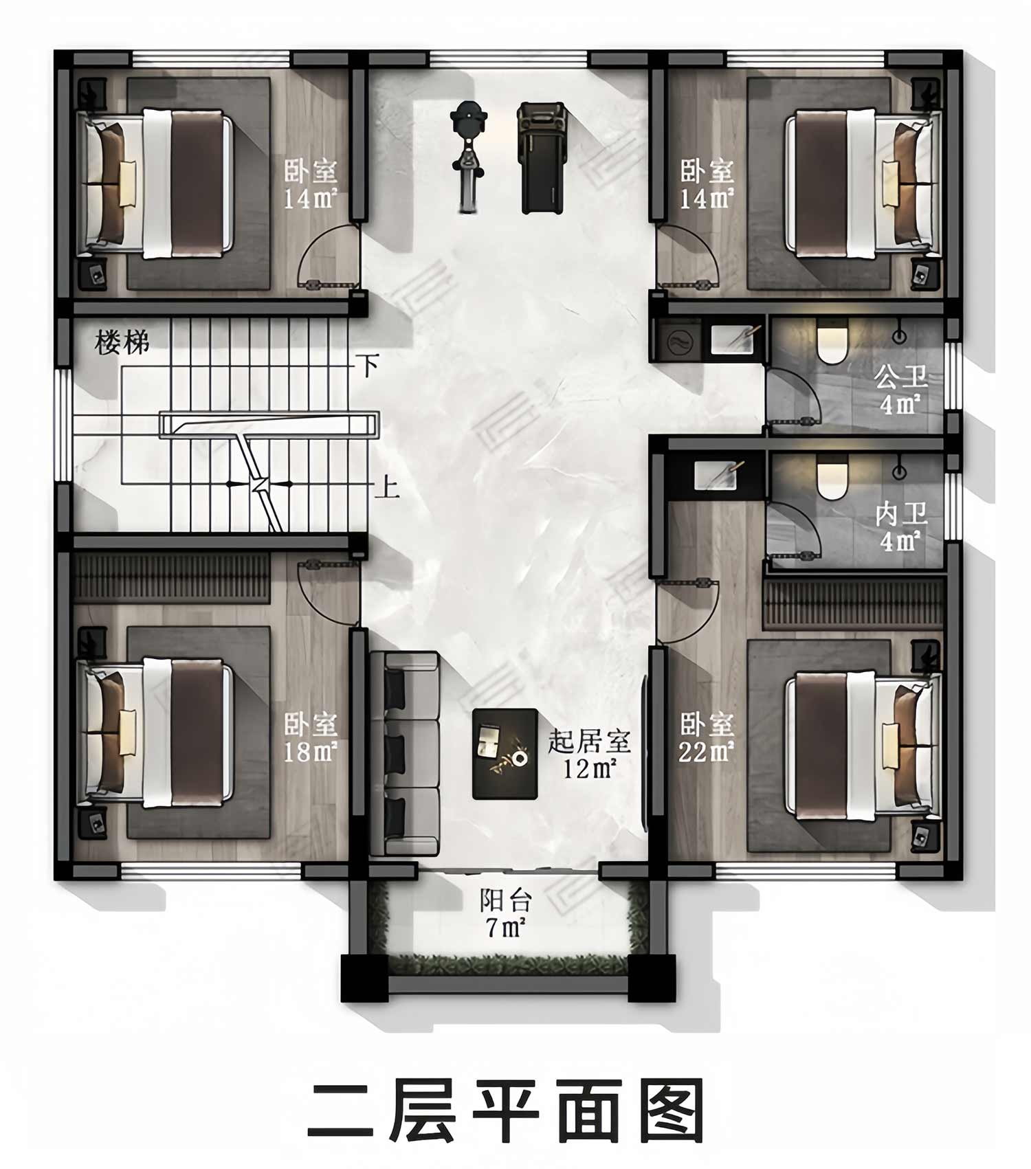 乡建设计魔方图纸效果图