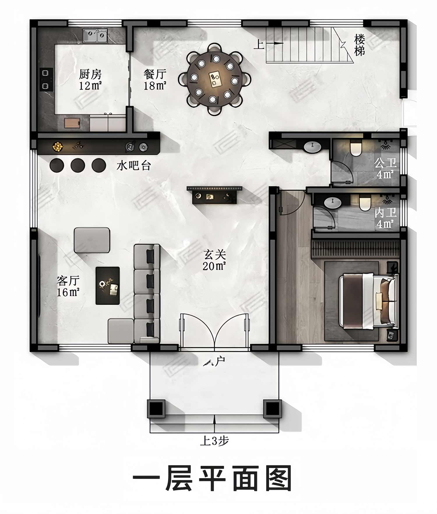 乡建设计魔方图纸效果图