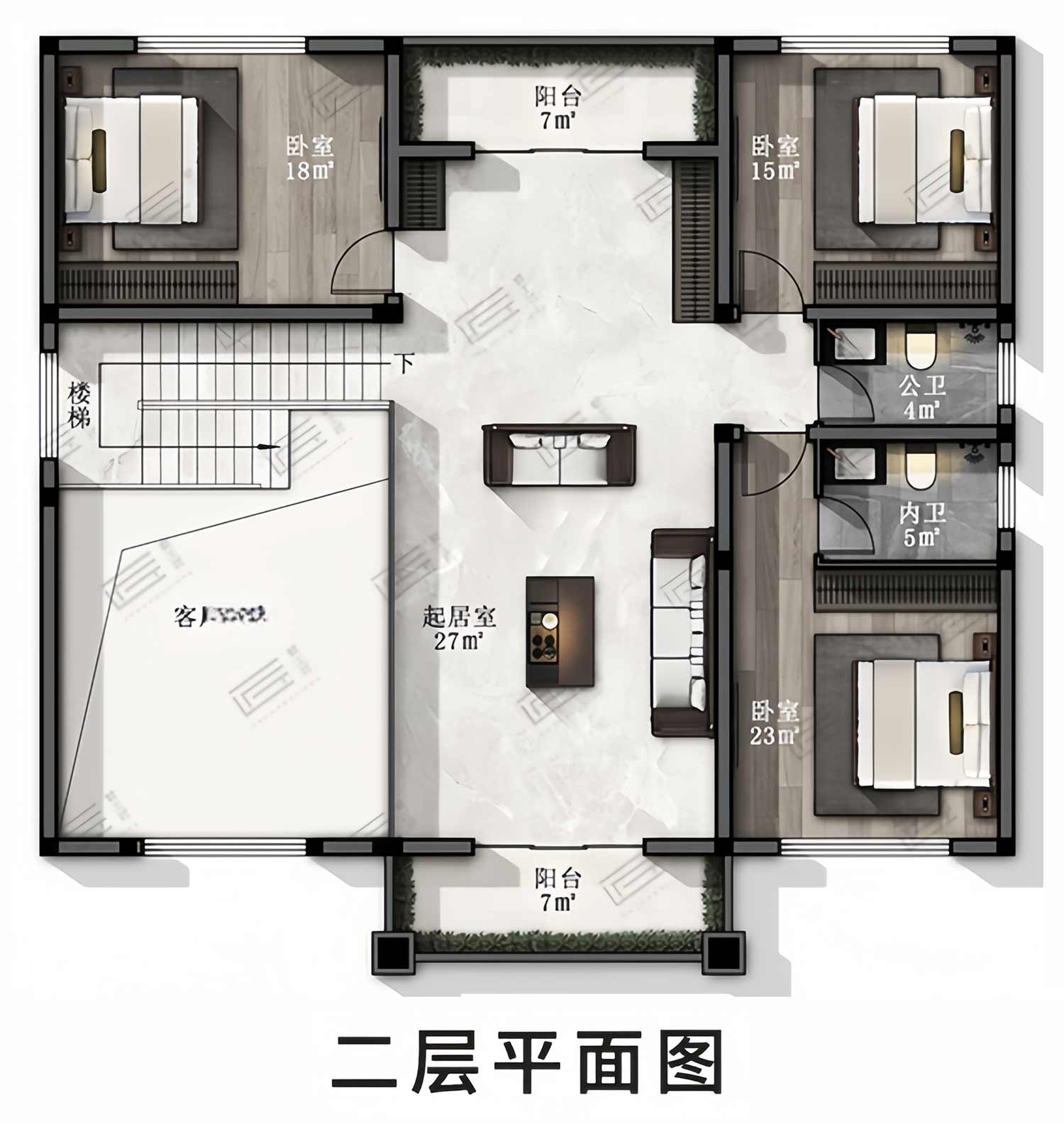 乡建设计魔方图纸效果图