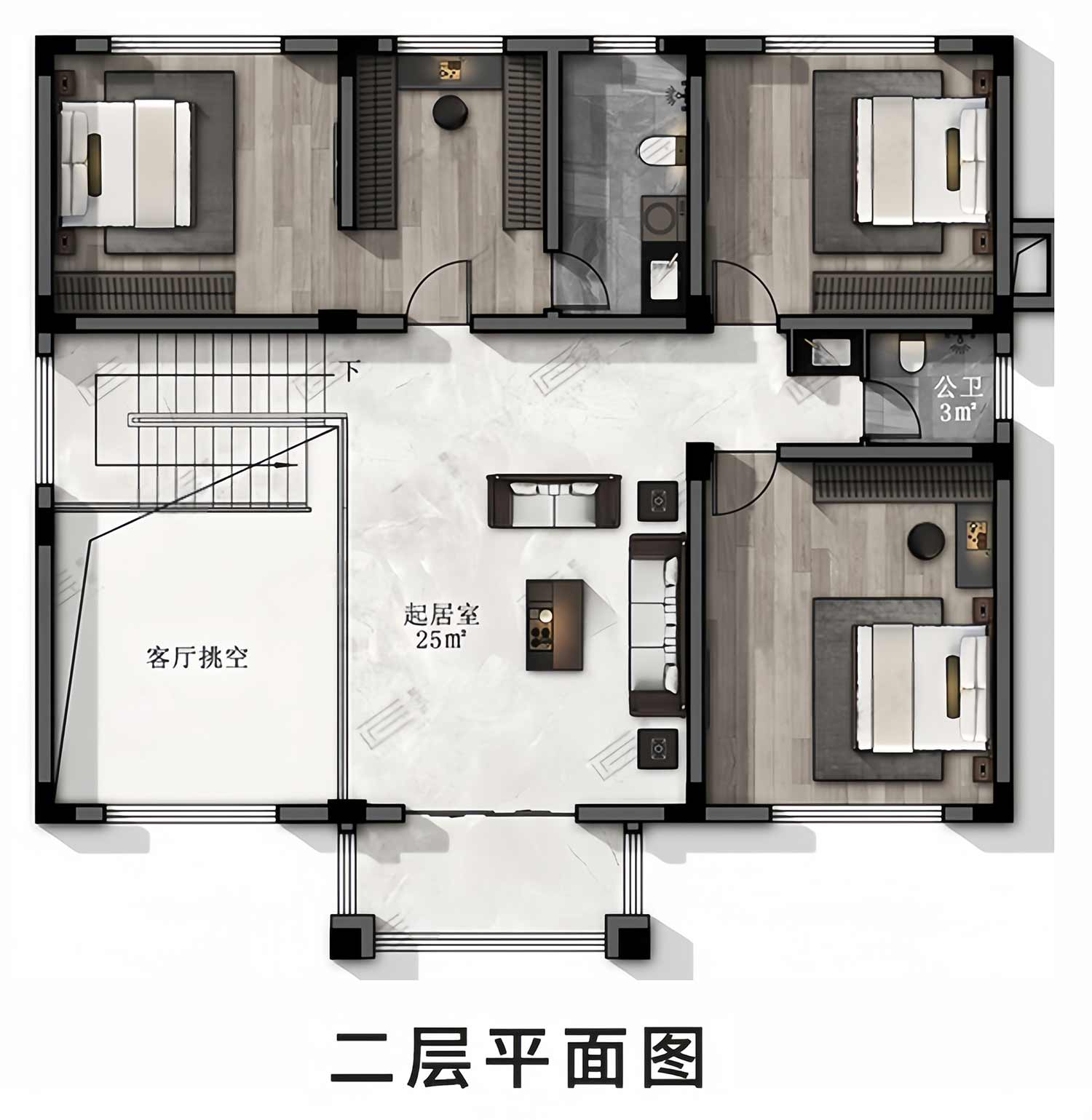 乡建设计魔方图纸效果图