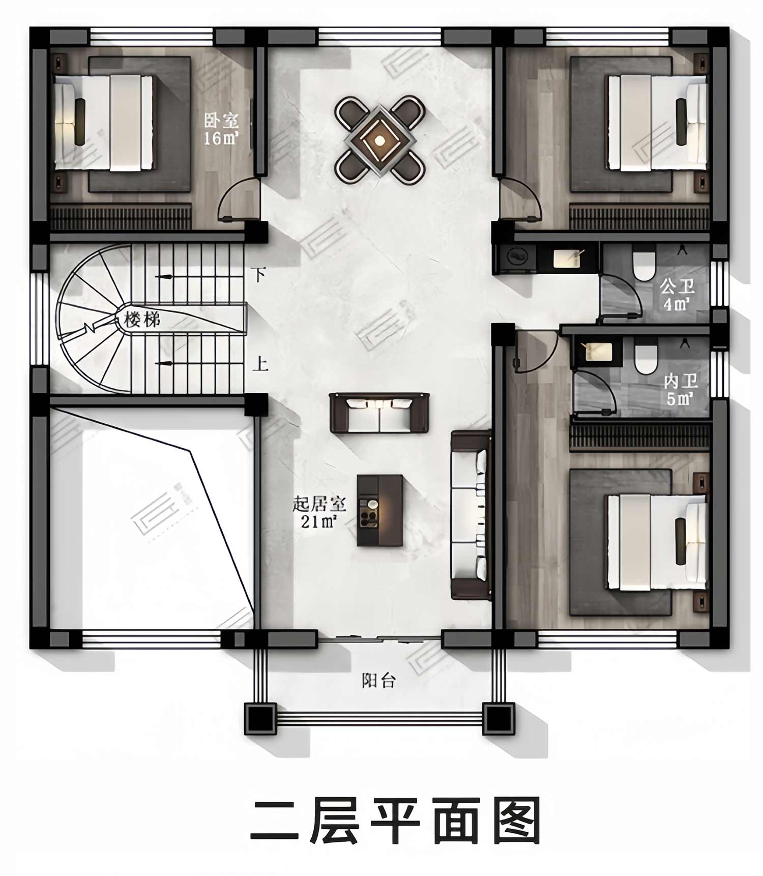 乡建设计魔方图纸效果图