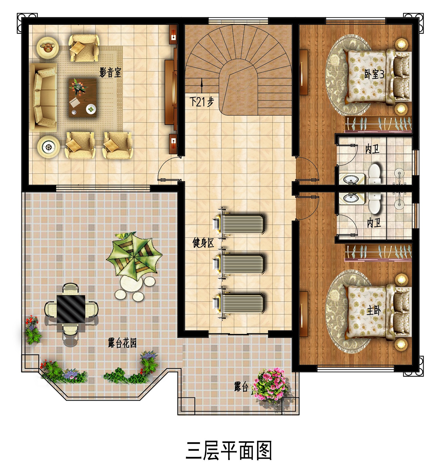 乡建设计魔方图纸效果图