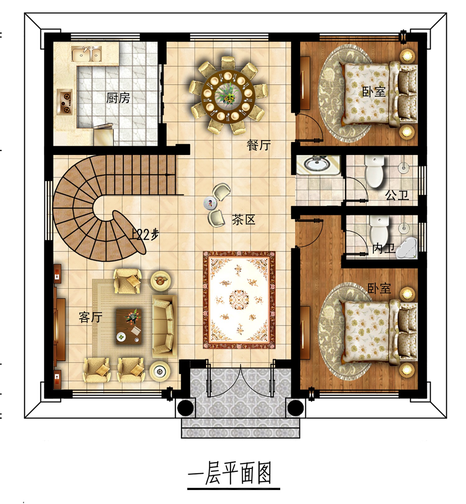 乡建设计魔方图纸效果图