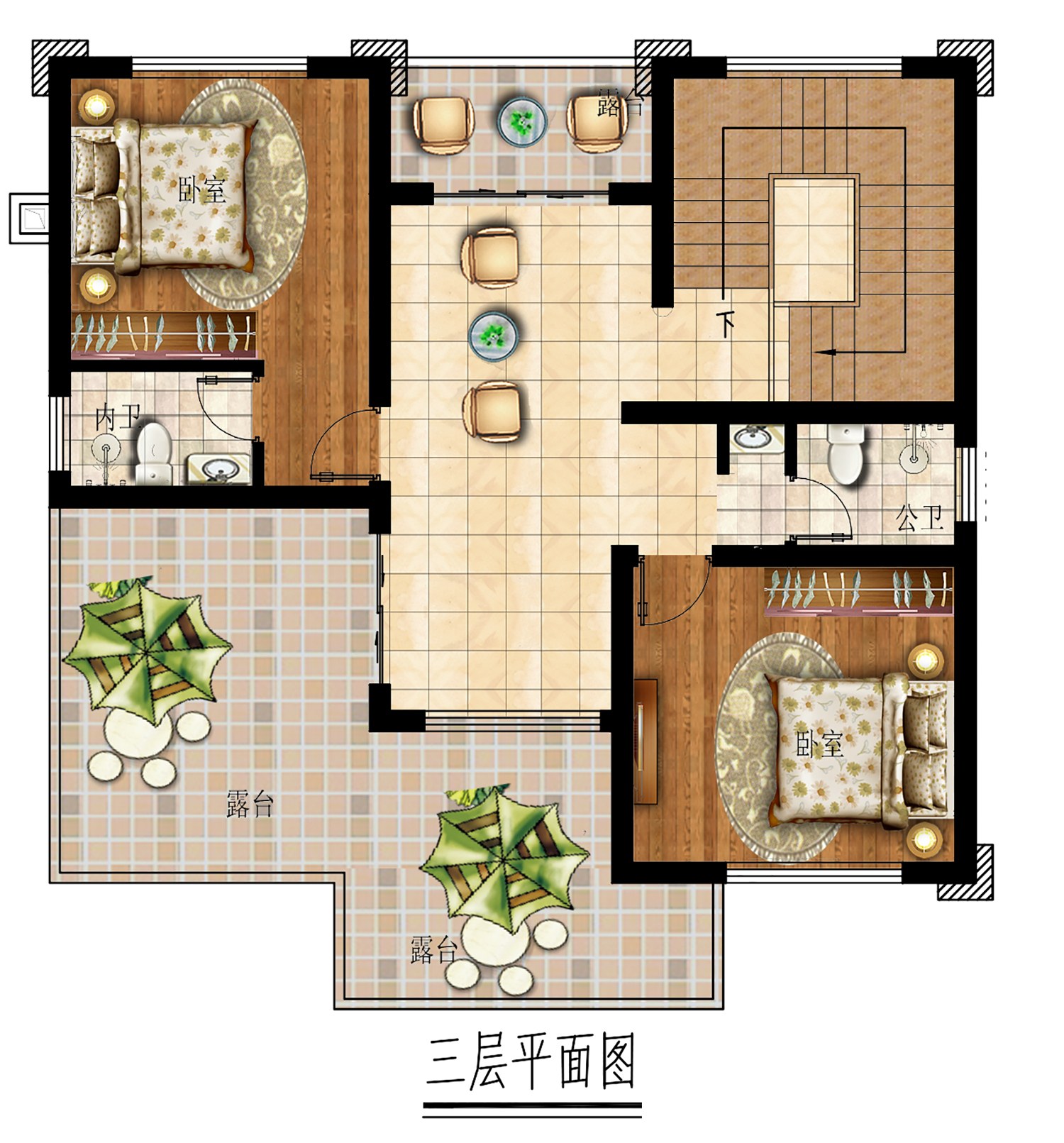 乡建设计魔方图纸效果图