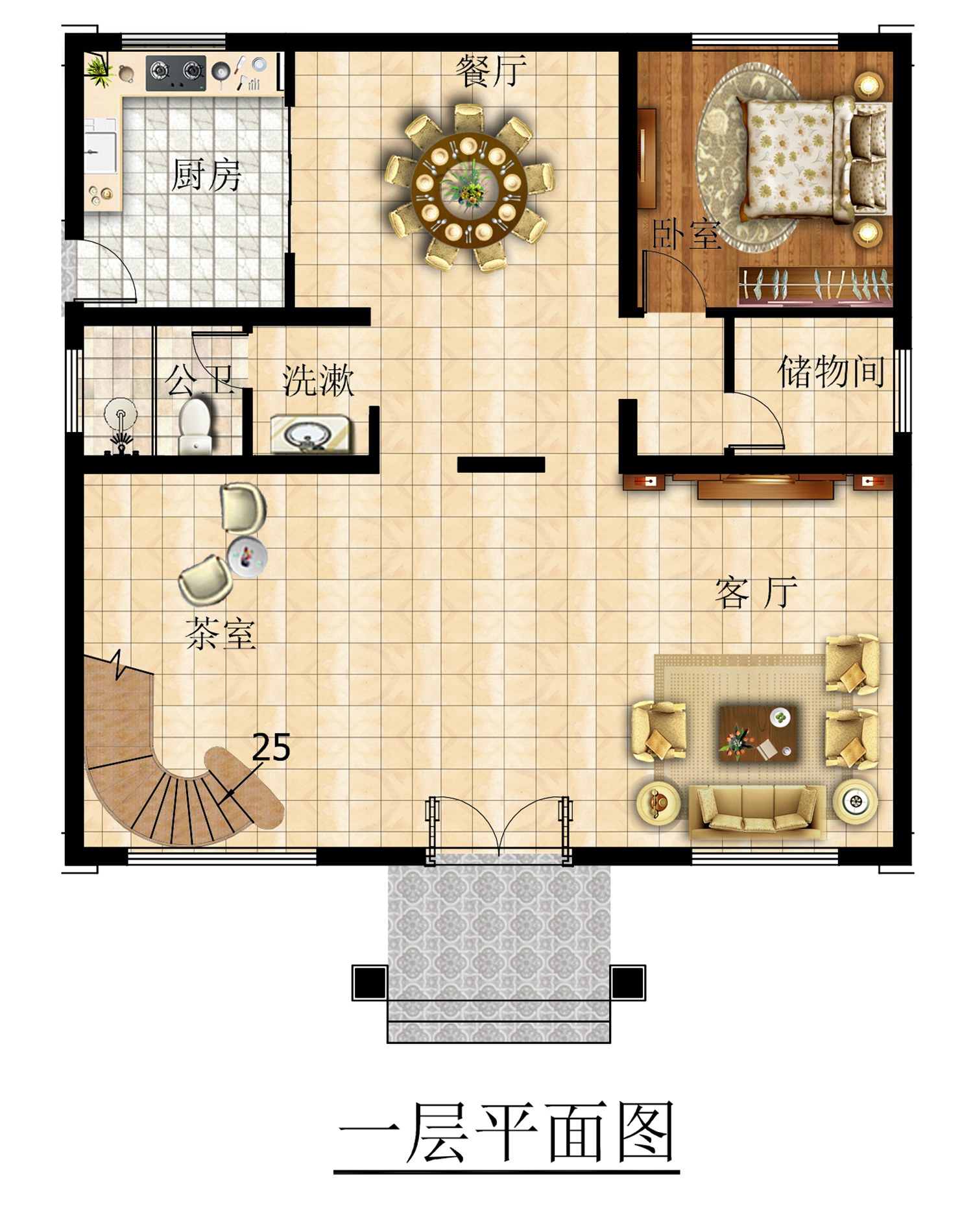 乡建设计魔方图纸效果图